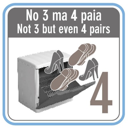 Scarpiera in Plastica Bianca Modulare Slim Salvaspazio Armadio Porta Scarpe