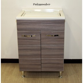 Lavatoio in Resina 60x50 Mobile 2 Ante Lavanderia Vasca Tavola Lavapanni Pilozzo