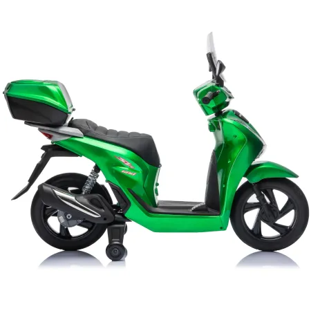 Scooter Elettrico Honda SH125 M 12V Moto per Bambini Verde con Baule