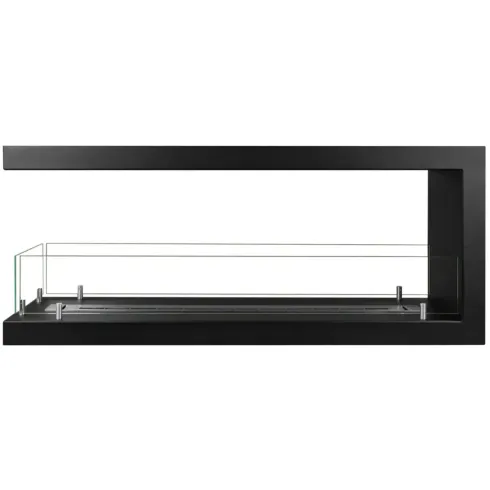 Camino Bioetanolo Trifacciale da Incasso 120x30x50 cm 3 kW Nero