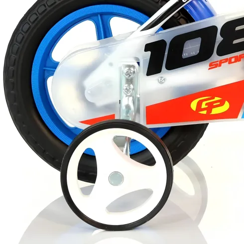 Bicicletta per Bambino 10 Pollici con Rotelle 2 3 4 anni Bici Bimbo Dino Bikes