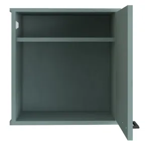 Pensile Lavanderia 46,5x34x52,5 cm in PVC Verde con Ripiano Interno 2