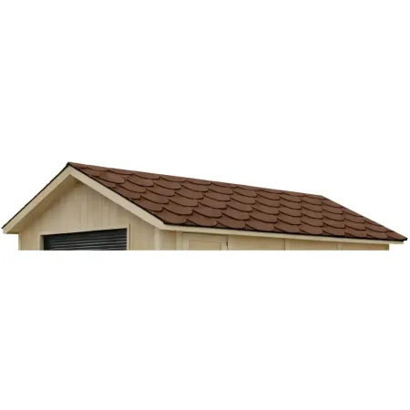 Tegole Bituminose per Tetto Casetta da Giardino 9 m2 Beaver Marrone