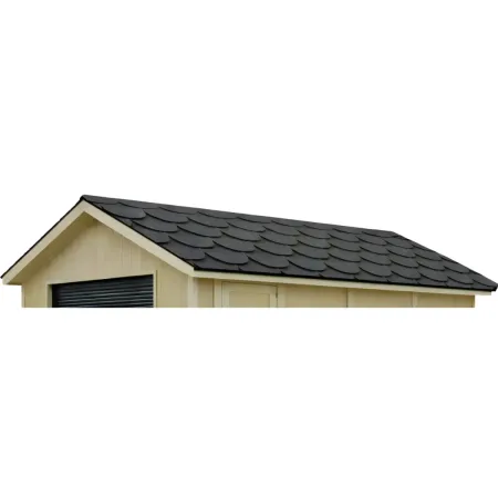 Tegole Bituminose per Tetto Casetta da Giardino 9 m2 Beaver Nero