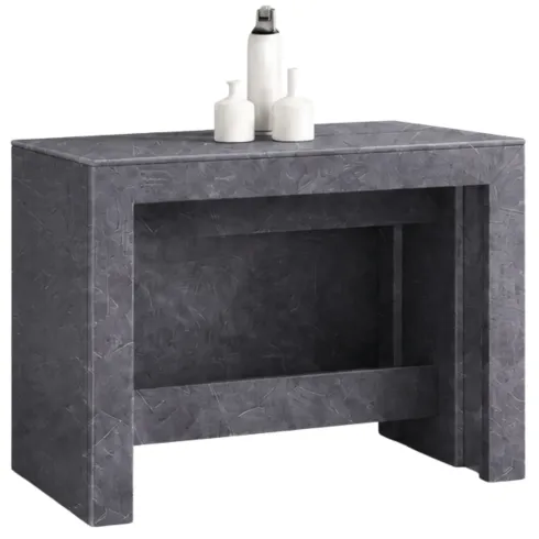 Tavolo Mobile Allungabile Consolle 50-300 cm Grigio da Pranzo Soggiorno