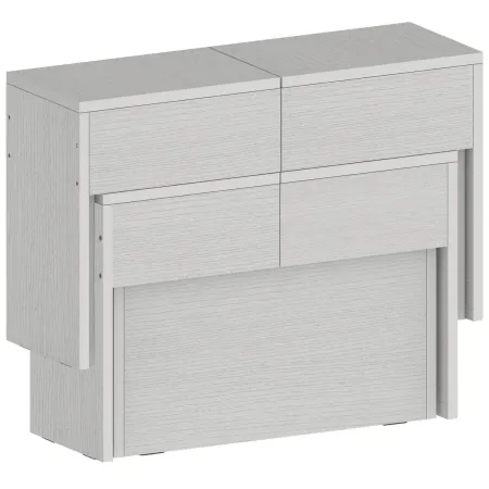 Panca Allungabile da Cucina Soggiorno Bianco Larice 290 cm Moderna