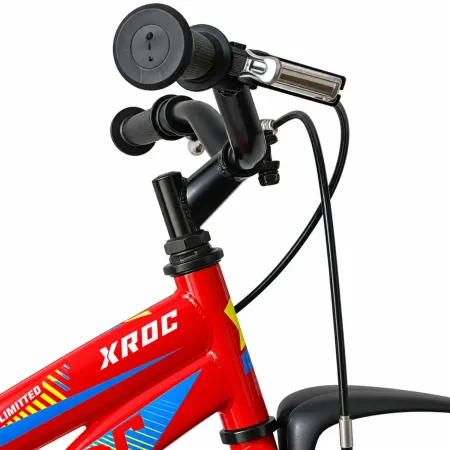 Bicicletta per Bambini Rosso 12 Pollici con Stabilizzatori Bici X-Roc