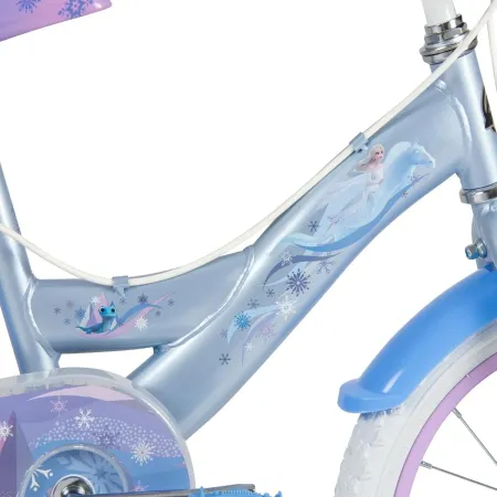 Bicicletta Frozen per Bambini 16 Pollici Celeste Bici Bambina Rotelle
