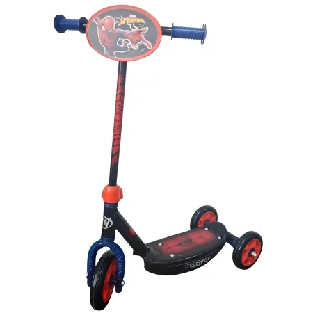 Monopattino per Bambini Spiderman Marvel 3 Ruote Manubrio Regolabile