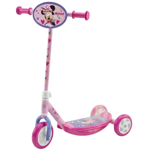 Monopattino Minnie Disney 3 Ruote per Bambini con Manubrio Regolabile