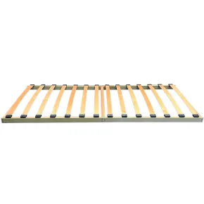 Rete a Doghe Flessibili Letto singolo 90x200 cm Telaio Legno Massello 2