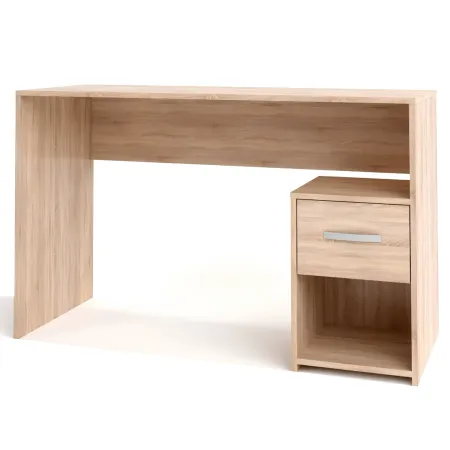 Scrivania in Legno di Quercia Porta Pc per Ufficio o Studio con Cassetti