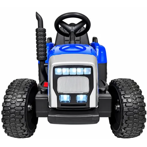 Trattore e Rimorchio Macchina Elettrica per Bambini a Batteria 12V Telecomandata | BricoShop24