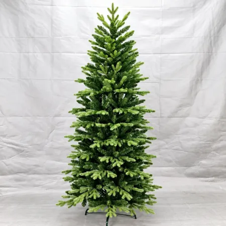 Albero di Natale 180 cm Rami Tre Punte Verde Artificiale PE PVC