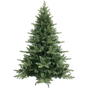 Albero di Natale Verde 210 cm Artificiale Base 157 cm in PE PVC