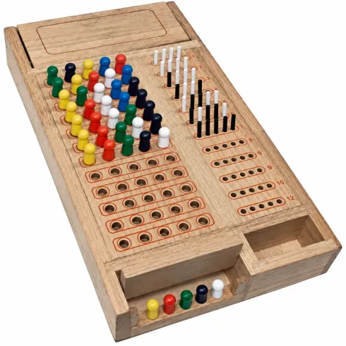 Gioco Codice Segreto da Tavolo in Legno con Pioli Colorati