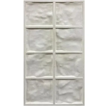 Pannelli Murali 3D Effetto Mattoni Bianchi in PU 12 Pezzi Isolanti