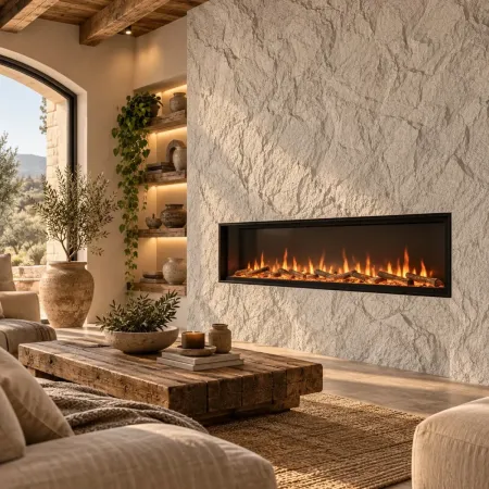 10 Pannelli da Parete Decorativi 3D Effetto Pietra Bianco PU 120x60 cm