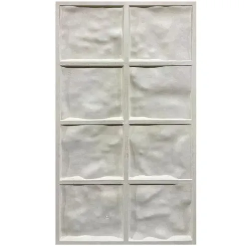 10 Pannelli da Parete Decorativi PU 3D Effetto Pietra Grigio Ossidiana