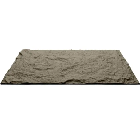 Set 10 Pannelli 3D Effetto Pietra Grigio Cemento Decorativi da Parete