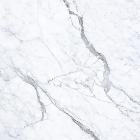 6 Pannelli Murali PVC Effetto Marmo Bianco Impermeabili 120x60 cm
