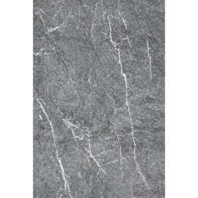 6 Pannelli Murali PVC Effetto Marmo Grigio Impermeabili 120x60 cm