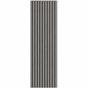10 Pannelli a Parete Decorativi PVC Effetto Legno Grigio 120x30 cm