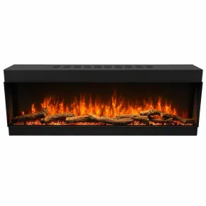Camino Elettrico da Incasso 127 cm LED RGB Wi-Fi 1500W con Telecomando 2