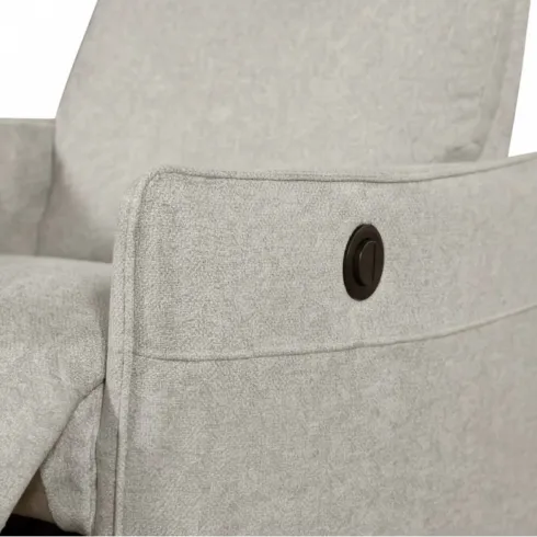 Poltrona Relax Elettrica Reclinabile Beige in Tessuto Camera Soggiorno