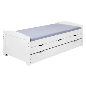 Divano Letto 2 Letti Singoli 90x200 a Doghe con Cassetti | BricoShop24