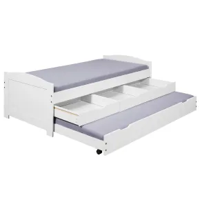 Divano Letto 2 Letti Singoli 90x200 a Doghe con Cassetti | BricoShop24 2