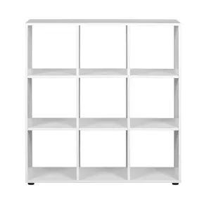 Libreria Scaffale Bianca Cubi Moderna Divisorio Stanza Parete Bifacciale Legno | BricoShop24 2