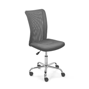 Sedia Poltrona Ufficio Ruote Scrivania Girevole Arredo Camera Grigio Cameretta