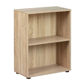 Libreria in Legno 60 Rovere Moderna Alta Bassa Stretta Scaffali Ripiani Ufficio