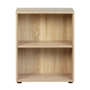 Libreria in Legno 60 Rovere Moderna Alta Bassa Stretta Scaffali Ripiani Ufficio 2