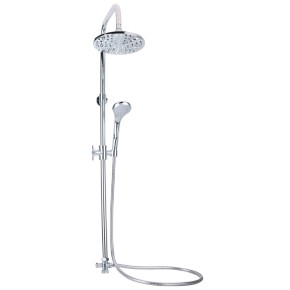 Asta Saliscendi Doccia con Soffione Deviatore Set Completo Sistema Colonna Bagno