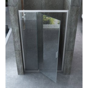 Box Doccia Nicchia 6 mm Anta Fissa Battente 90 100 110 120 130 140 in Cristallo