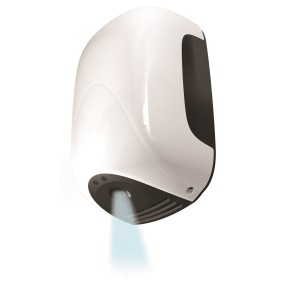 Asciugamani Bianco Elettrico Aria Calda Bagno da Parete Automatico Fotocellula